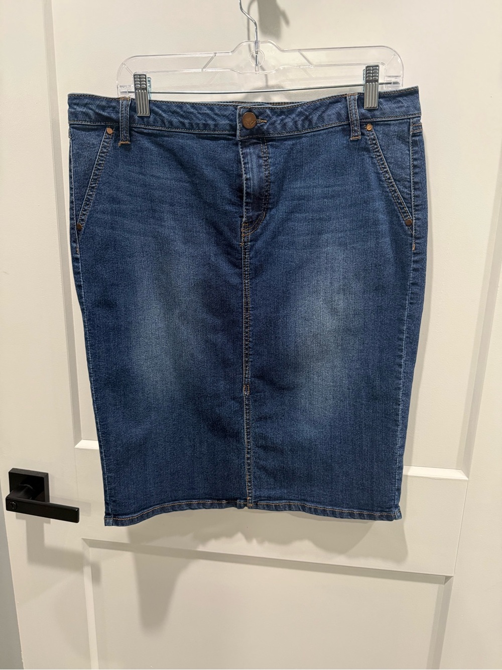 d. jeans Blue Denim Pencil Skirt